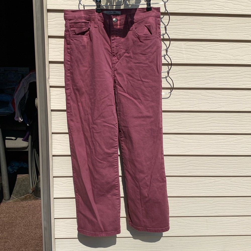 Joe’s colored denim jeans. Worn once! Size 29. Ankle length. Can be cuffed.